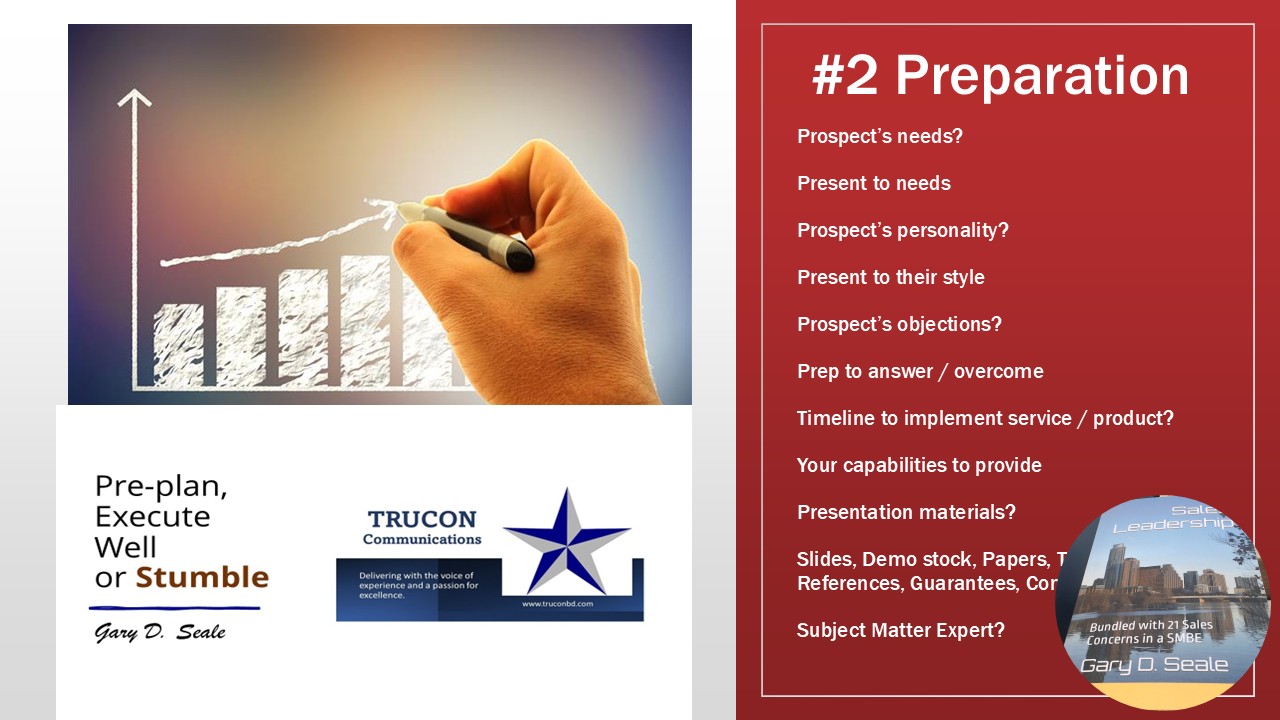 The Six Step Selling Process — TRUCON Consulting Group